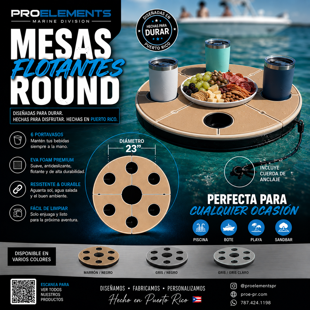 Floating Round Table - features and specs