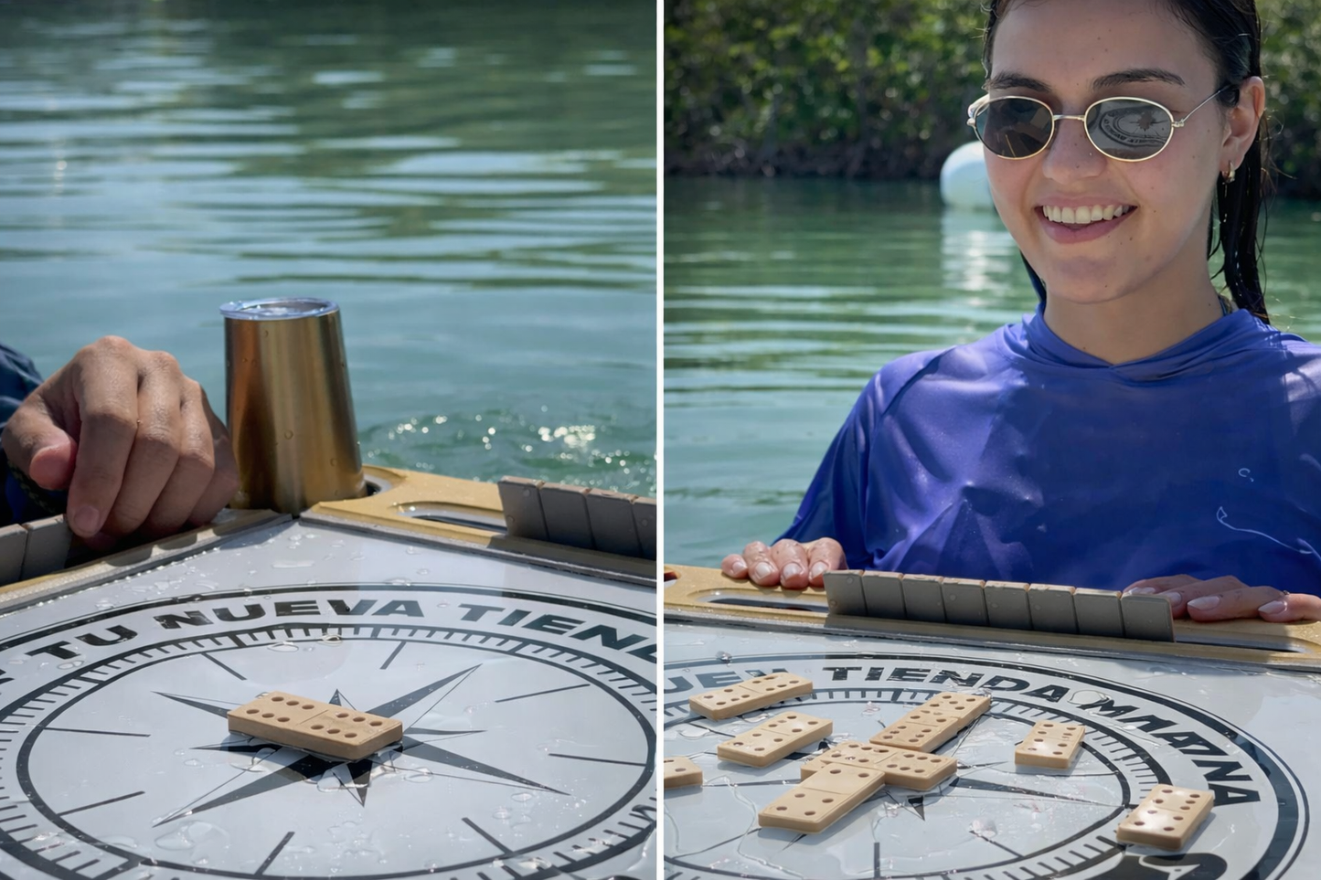 Floating Table - Dominoes