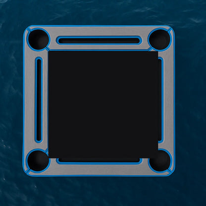 Black center - Gray/Blue