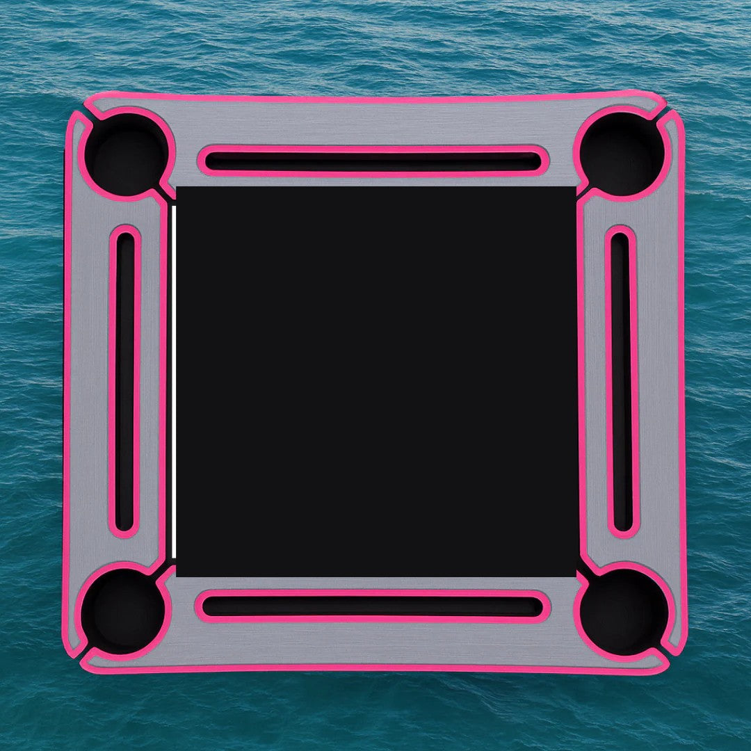 Black center - Gray/Pink