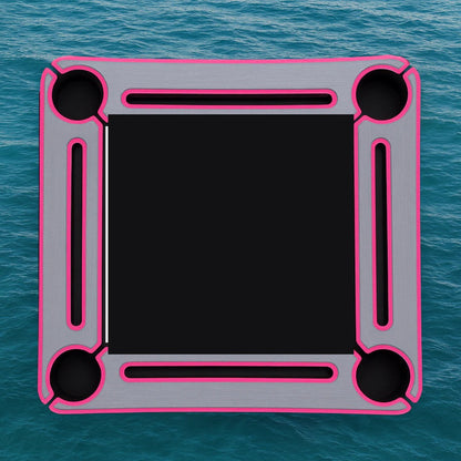 Black center - Gray/Pink