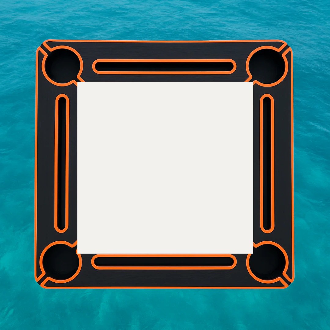 White center - Black/Orange