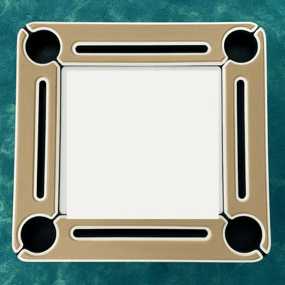 White center - Brown/Cream