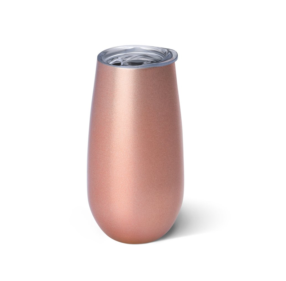 Cue The Bubbles - 6 oz Champagne Tumbler