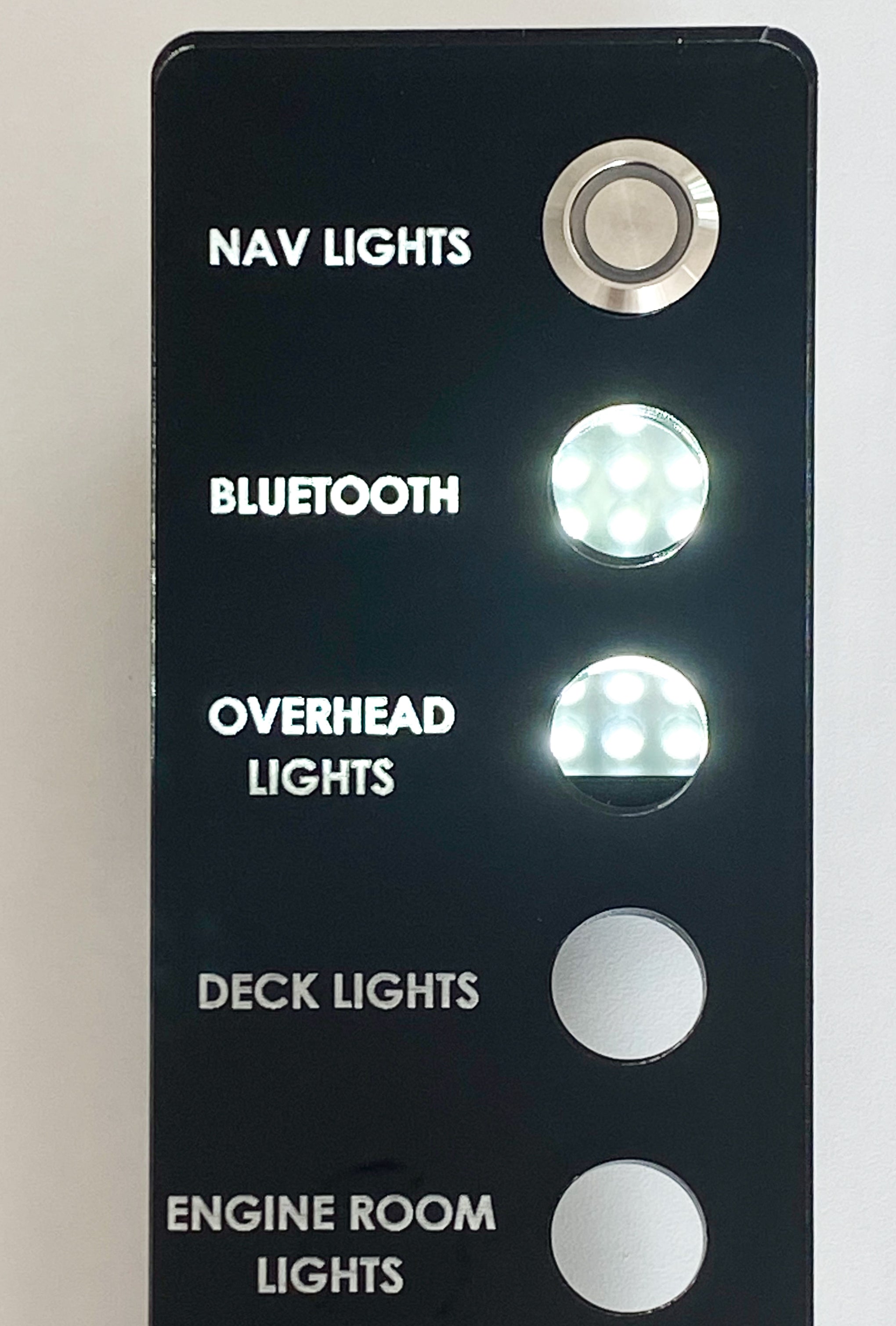 BLACK LIT BOAT PANEL