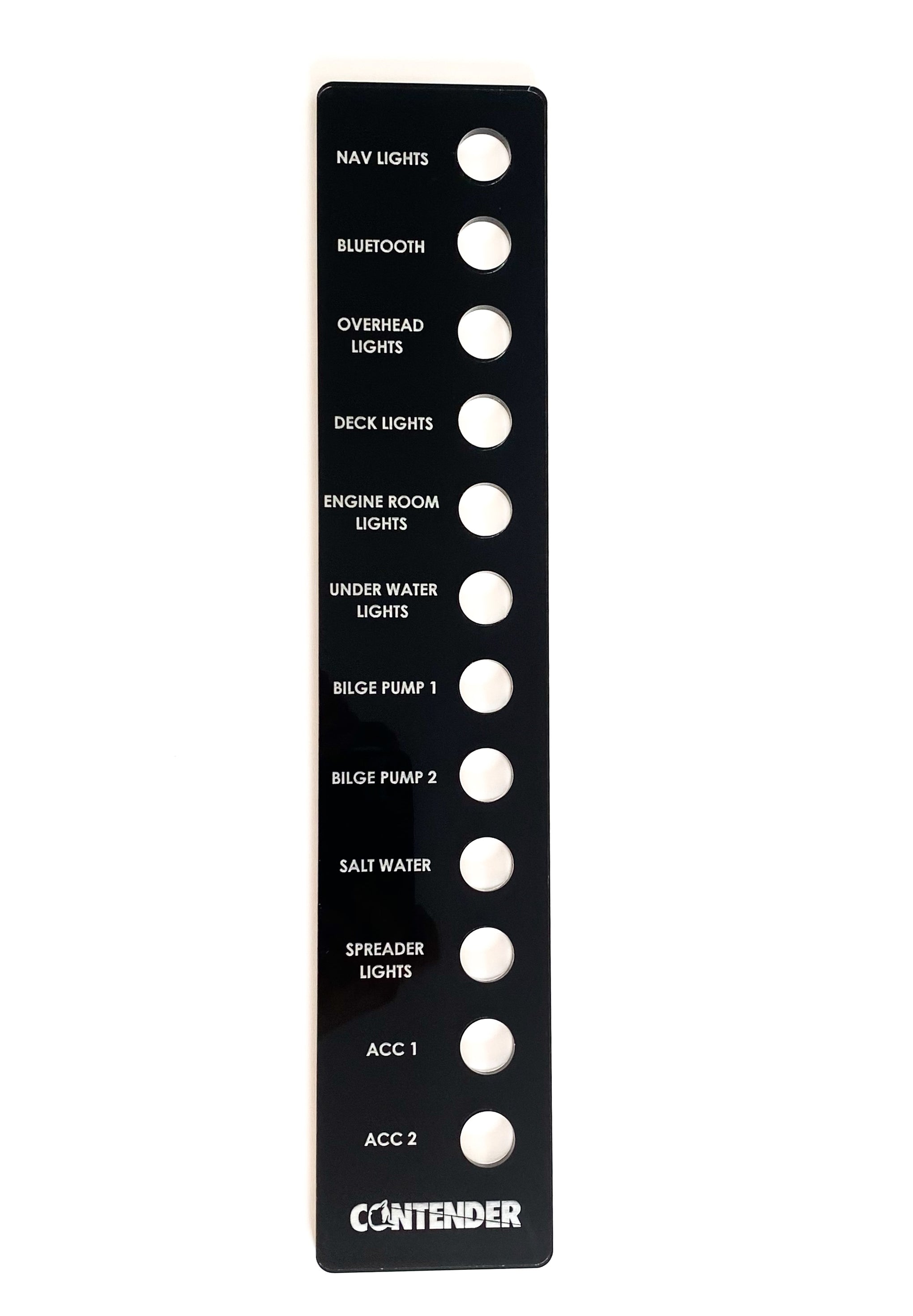 BLACK LIT BOAT PANEL
